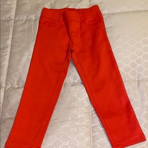 Gymboree Orange Stretch Pants